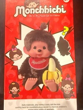 Monchhichi Plush Secret Doll New In Box ( Surprise Box)